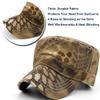 Loneshark Oversize XXL Mens Camo Military Cadet Army Caps Womens Camouflage Quick Dry Flat Top Hat Desert-Camo view 3