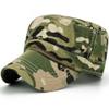 Loneshark Oversize XXL Mens Camo Military Cadet Army Caps Womens Camouflage Quick Dry Flat Top Hat Woodland-Camo view 1