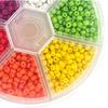 1 Set Acrylic Fly Tying Beads Tungsten Slotted Beads Portable Accessories DIY Materials Multicolour Head salmon trouts Lures for Fishing Lovers (Multi 3mm) view 3