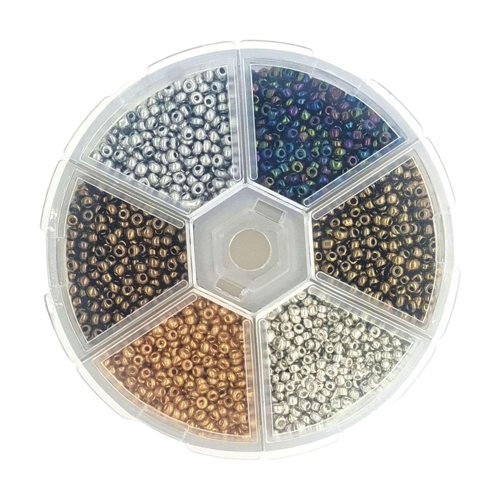 1 Set Acrylic Fly Tying Beads Tungsten Slotted Beads Portable Accessories DIY Materials Multicolour Head salmon trouts Lures for Fishing Lovers (Metal 2mm)