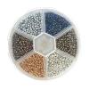 1 Set Acrylic Fly Tying Beads Tungsten Slotted Beads Portable Accessories DIY Materials Multicolour Head salmon trouts Lures for Fishing Lovers (Metal 2mm) view 1