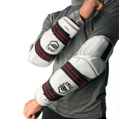 ELITE  Taekwondo Forearm & Elbow Guard for Kids & Adults (TKD Protector) (Small)
