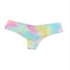 Victoria's Secret Pink No Show Thong Panty/Underwear Tie Dye/Multicolor New (as1, alpha, x_l, regular, regular) view 1