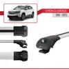 accessorypart Compatible with Citroen C5 Aircross (C84) 2018-2025 ACE-1 Model Car Roof Rack Cross Bar Gray Aluminium 3 Bars view 4
