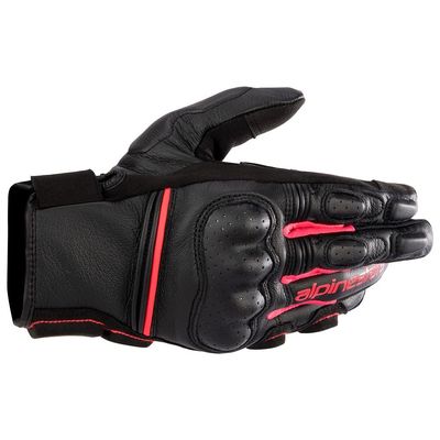 Alpinestars Women Stella Phenom Leather Air Glove, XL, Black/Diva Pink
