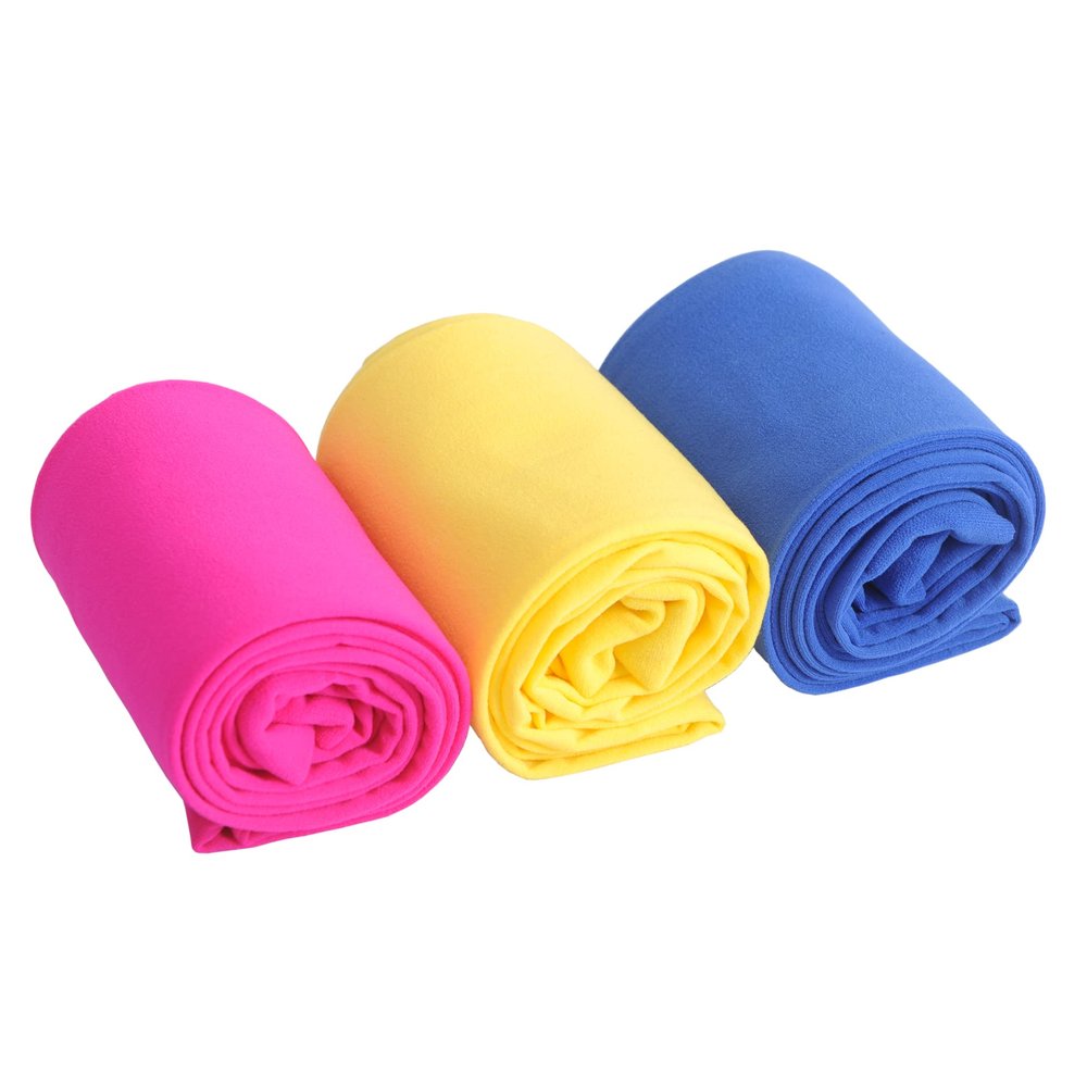 EVERSWE 3 Pairs Pack Girls Microfiber Tights Multiple Colors (Lapis Blue/Fuchsia/Yellow, 6-8)