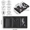 Kids Wallet for Boys Girls Teens Trifold, Canvas Toddler Wallet for Boys, Cute Zipper Wallets Youth with Coin Pocket and Card Holders, Novelty Wallets for Childrens Birthday Gifts (Camo grey02 suit) view 3