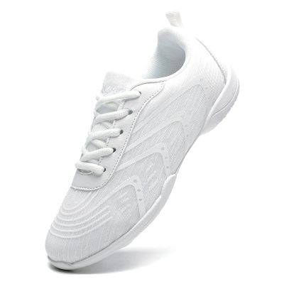 HWJHMX White Cheer Shoes for Girls Womens Cheer Shoes Youth Cheerleading Shoes Kids Cheer Sneakers Athletic Comfortable Lightweight Breathable Size