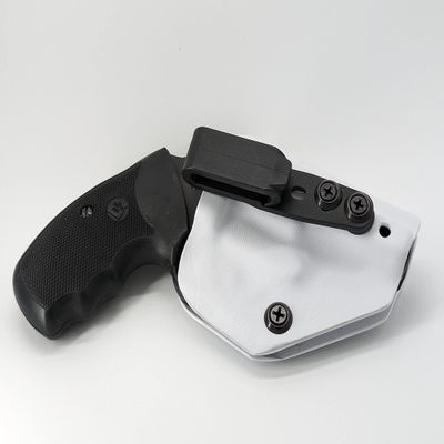 Compatable with Charter Arms Undercover 38 Special .38 Ambidextrous IWB Kydex Holster Inside Waistband Concealed Carry Holster Made in USA (Arctic White)