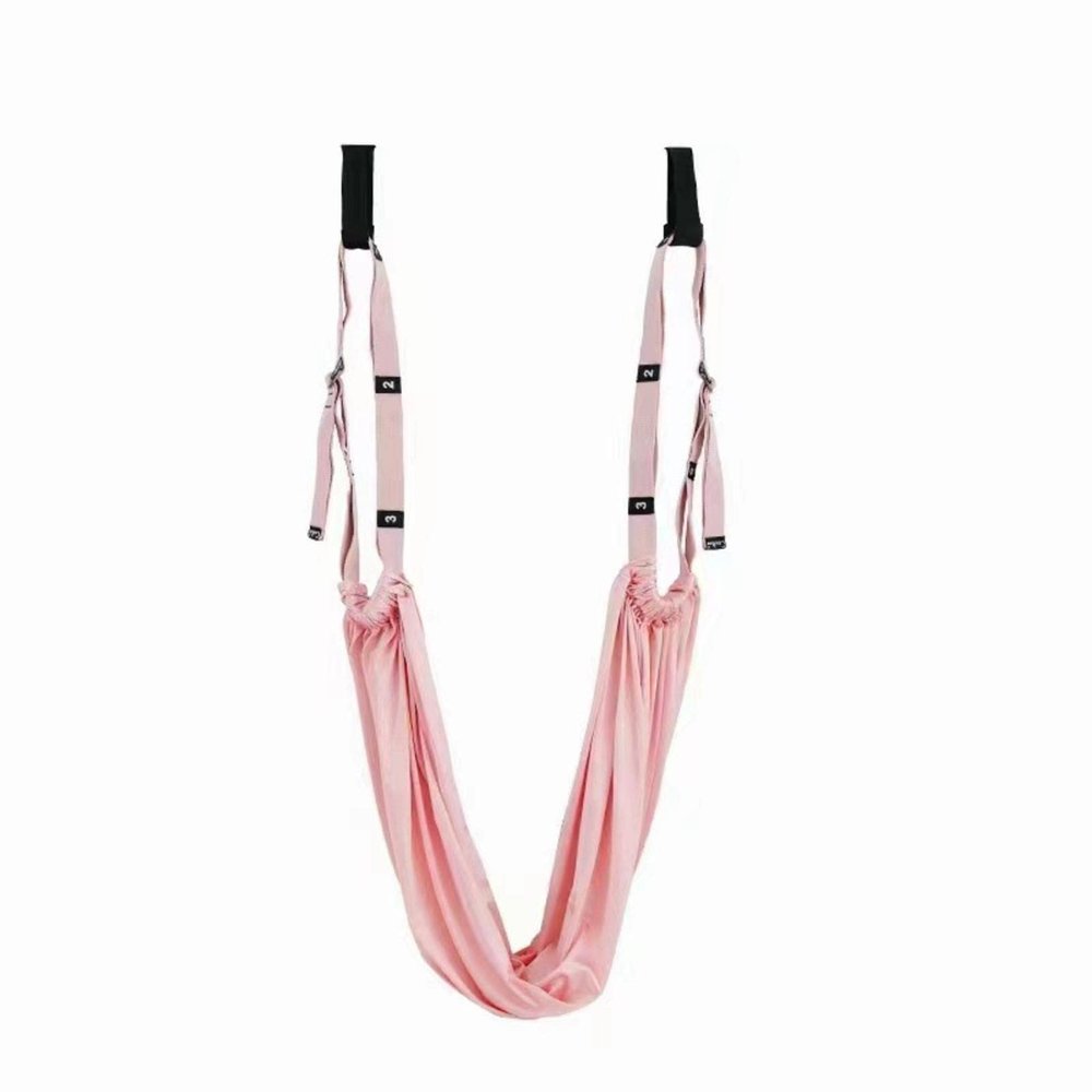Aerial Handstand Yoga Rope Wall Hammock Home Lower Back Auxiliary Training Device One Word Horse Open Hip Elastic Stretch Stretch Rope Rainbow