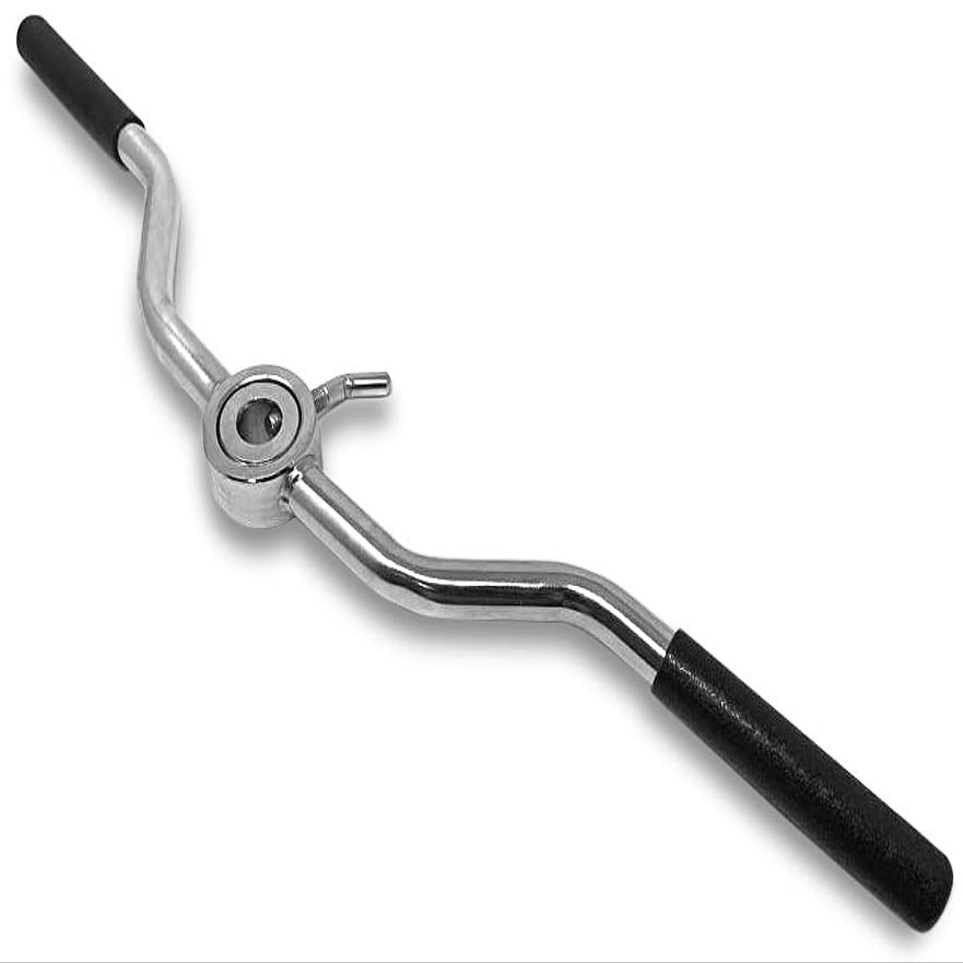 French Fitness TBH10 31" T-Bar Row Handle  Compatible with Olympic (2") & Standard (1") Bars  Ergonomic Design for Maximum Range of Motion