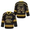 LEGEND 8 LEGACY24 Men's Legend 8 24 Movie Ice Hockey Jersey Black (Black 24-24, Small) view 1