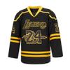 LEGEND 8 LEGACY24 Men's Legend 8 24 Movie Ice Hockey Jersey Black (Black 24-24, Small) view 2