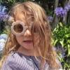 JieJieko Kids Round Flower Sunglasses Girl flower Shaped Sunglasses Cute Kids Eyewear for Pool Beach Outdoor Age 2-10 Years (BlackWhite) view 4