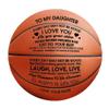 Daughter Customized Basketball to Daughter Mom to Daughter Basketball for Daughter Gift(Basketball007) (Basketball007) view 1