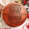 Daughter Customized Basketball to Daughter Mom to Daughter Basketball for Daughter Gift(Basketball007) (Basketball007) view 2