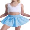 Vsaiddt Flowy Shorts for Girls Athletic Running Biker Shorts Preppy Youth Butterfly ShortsBlue-S view 1