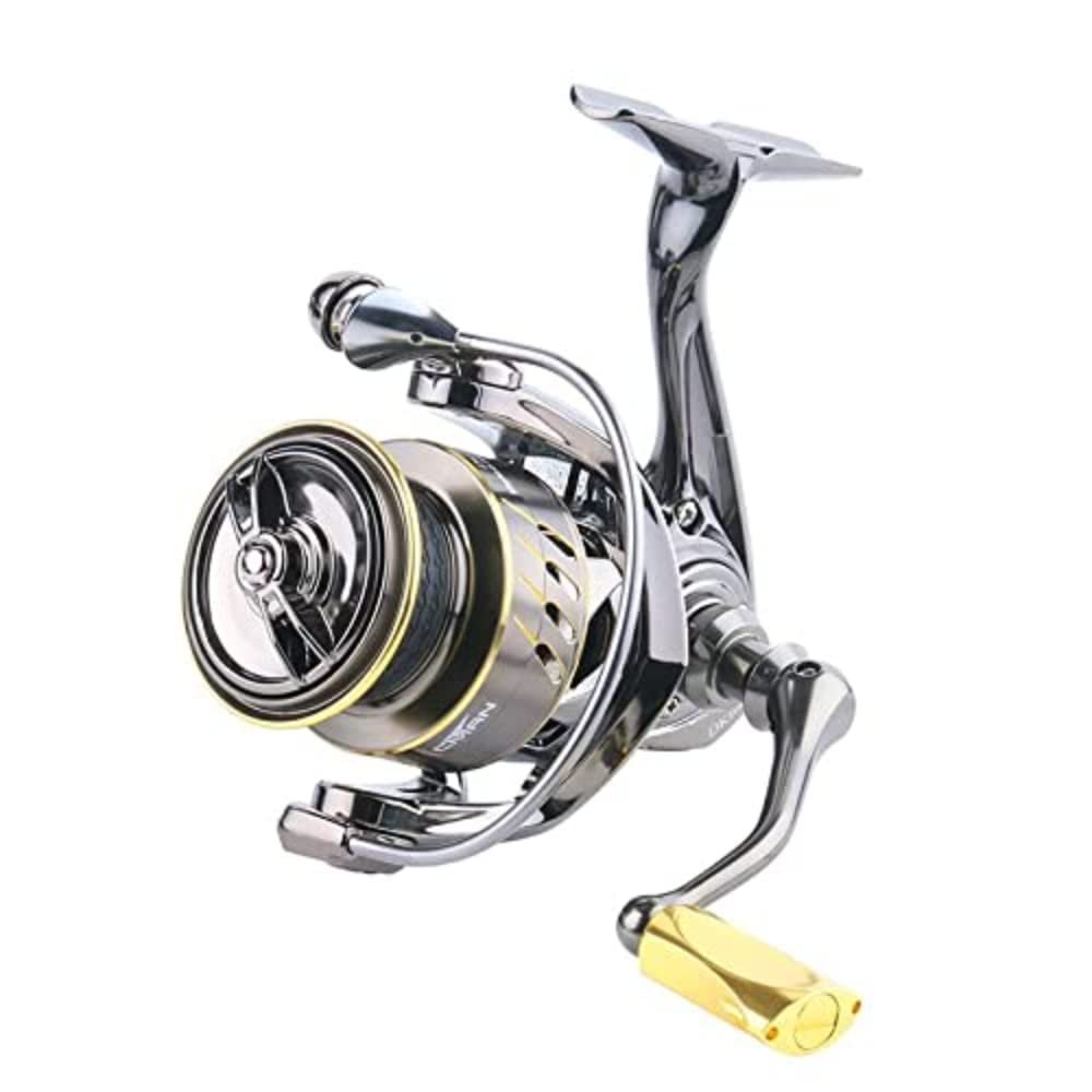 ACHETE Sea Fishing Reels 1000-4000 MAX Drag 18KG Windlass Spinning Reel for Fishing Molinete Saltwater Fresh Carp Reel Fishing (7000 Series)