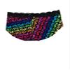 Victoria's Secret Pink No Show Hipster Underwear/Panty Multicolor New (US, Alpha, XX-Large, Regular, Regular, Multicolor/Black) view 2