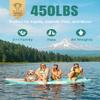 Niphean Inflatable Stand Up Paddle Board with SUP Accessories, Anti-Slip EVA Deck, 10'6'' Inflatable Paddle Boards for Adults & Youth of All Skill Levels view 2