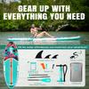 Niphean Inflatable Stand Up Paddle Board with SUP Accessories, Anti-Slip EVA Deck, 10'6'' Inflatable Paddle Boards for Adults & Youth of All Skill Levels view 4