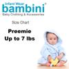 Bambini Preemie Baby Boy Caps with Infant Mittens and Booties - 8 Pack NC_0223 by Miracle USA White/Blue view 2