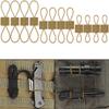 GearHill Molle Attachments, Tactical Backpack Accessories, Molle Webbing Binding Ribbon Multipurpose Tactical Bag Molle Accessories (3 Size Kit, Tan) view 1