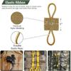 GearHill Molle Attachments, Tactical Backpack Accessories, Molle Webbing Binding Ribbon Multipurpose Tactical Bag Molle Accessories (3 Size Kit, Tan) view 3
