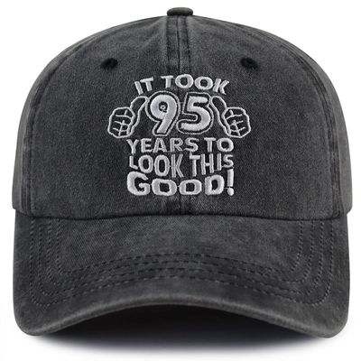 95th Birthday Gifts for Women Men, Vintage 1929 Old Lives Matter Hat, Funny Embroidered 95 Year Old Birthday Decorations Baseball Cap, Fathers Mothers Day Retirement Gifts for Mom Dad Grandma Grandpa