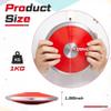 Wettarn 2 Pcs Discus, Man Women Discus Track and Field Discuses Track and Field Equipment (1 kg,Red) view 3