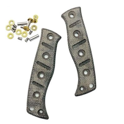 Echeson Linen Micarta Scales Handle Fits for Fixed Adamas 375 (Color : 2)