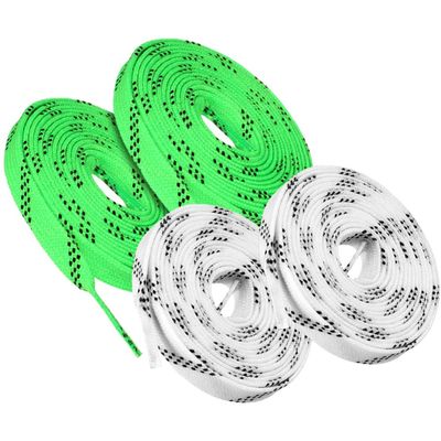 BESPORTBLE 2pairs Hockey Skates Wear-resistant Laces for Skates Sneakers and Athletic Shoes Easy to Lace Quick Installation