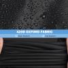 Jungda Golf Cart Cover,Waterproof Universal 6 Passenger Golf Cart Covers,Golf Cart Accessories for Outdoor Storage Protective - 156" L x 55" W x 79" H view 3