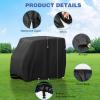 Jungda Golf Cart Cover,Waterproof Universal 6 Passenger Golf Cart Covers,Golf Cart Accessories for Outdoor Storage Protective - 156" L x 55" W x 79" H view 4