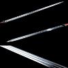 LOONGSWORD Tang Jian  42" Hand-Forged High Manganese Steel Blade, Redwood Scabbard, Alloy Fittings, Full Tang, Battle-Ready Chinese Sword view 2