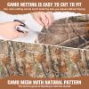 Camohute Camo Netting, Camouflage Netting, Quiet Mesh Sunshade, Fence Canopy Nets, See Through, Lightweight, Great for Concealment, Hunting, Shooting, Tree Stand, Car Cover, Photography, Decoration view 3