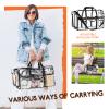 Sanwuta Large Clear Duffle Bag 20 x 12 x 7 Inch See Through Makeup Tote Bag with Pockets and 3 Small Cosmetic Pouch Transparent Toiletry Organizer for Travel Work Artist Gym Sport Stadium Event view 4