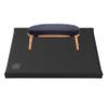 Mindful Modern Bamboo Bench and Zabuton Meditation Mat Bundle - Small Kneeling Meditation Bench with Locking Magnetic Hinges - Wooden Kneeling Ergonomic Bamboo Seiza and Mat for Meditation view 1
