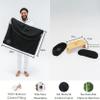 Mindful Modern Bamboo Bench and Zabuton Meditation Mat Bundle - Small Kneeling Meditation Bench with Locking Magnetic Hinges - Wooden Kneeling Ergonomic Bamboo Seiza and Mat for Meditation view 2