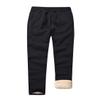 Snoly Men's Winter Warm Sherp-Lined Sweatpants Running Active Thermal Fleece Pants (as1, Alpha, xx_s, Regular, Regular, 2#Black) view 1