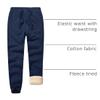 Snoly Men's Winter Warm Sherp-Lined Sweatpants Running Active Thermal Fleece Pants (as1, Alpha, xx_s, Regular, Regular, 1#Blue) view 4