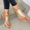Flat Sandals for Women Dressy Summer Casual Wear Cute Gladiator Flat Sandals Beach Dressy T-Strap Thong Sandals view 1