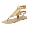 Flat Sandals for Women Dressy Summer Casual Wear Cute Gladiator Flat Sandals Beach Dressy T-Strap Thong Sandals view 2