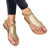 Flat Sandals for Women Dressy Summer Casual Wear Cute Gladiator Flat Sandals Beach Dressy T-Strap Thong Sandals view 3