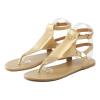 Flat Sandals for Women Dressy Summer Casual Wear Cute Gladiator Flat Sandals Beach Dressy T-Strap Thong Sandals view 4