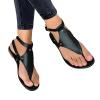 Flat Sandals for Women Dressy Summer Casual Wear Cute Gladiator Flat Sandals Beach Dressy T-Strap Thong Sandals view 3
