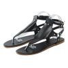 Flat Sandals for Women Dressy Summer Casual Wear Cute Gladiator Flat Sandals Beach Dressy T-Strap Thong Sandals view 4