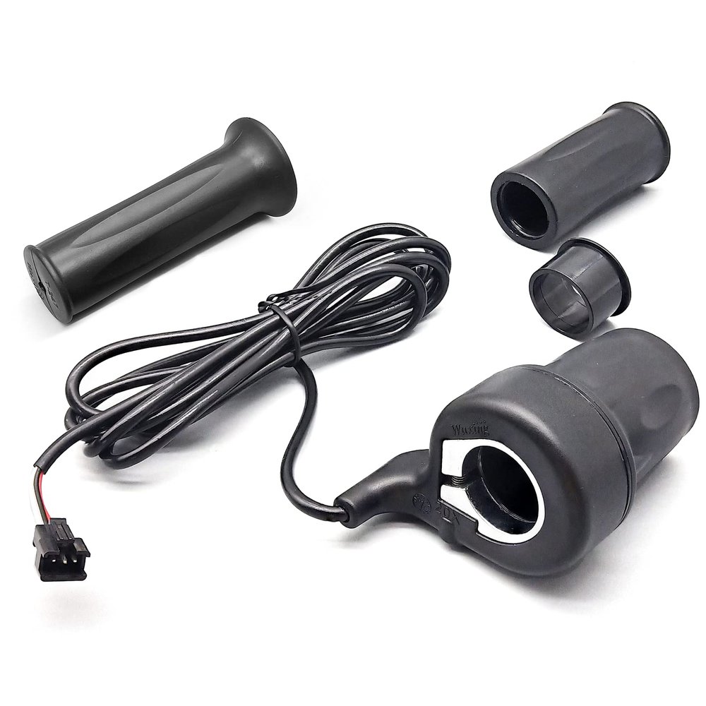 MUSELK Ebike Half Twist Throttle Electric Bike Speed Throttle 24V 36V 48V 60V 72V Waterproof/SM E-Bike Part for Folding Electric Scooter (20X Half SM)