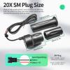 MUSELK Ebike Half Twist Throttle Electric Bike Speed Throttle 24V 36V 48V 60V 72V Waterproof/SM E-Bike Part for Folding Electric Scooter (20X Half SM) view 2