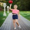 BOOPH Girls Bike Shorts Cartwheel Shorts Dance Shorts for Toddlers Girls 7-8 Years Navy 3 Pack view 3
